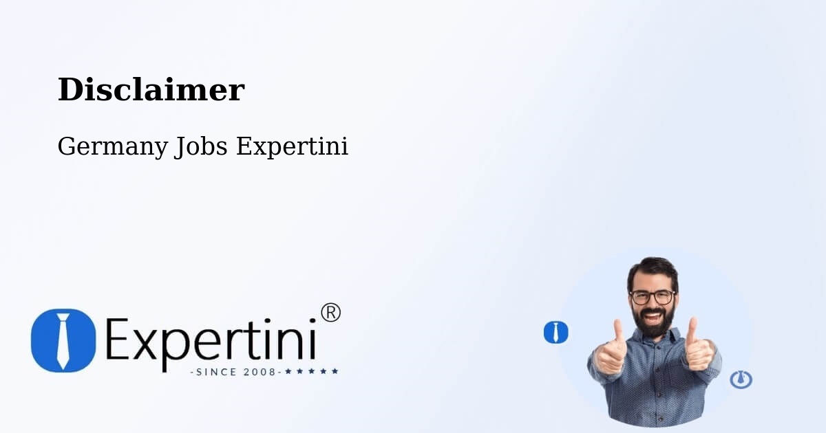 Disclaimer – Lamstedt - Germany Jobs Expertini